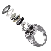 ساعت انگشتری کاسیو مدل CRW-001-1DR 3