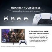 دسته بازی PS5 مدل DualSense - سفید