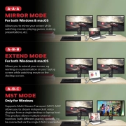 هاب 6 پورت USB-C هانیول مدل HC000013/LAP/CDK - مشکی