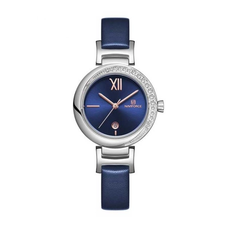 ساعت مچی عقربه ای زنانه نیوی فورس مدل NF5007 - رنگ سرمه ای