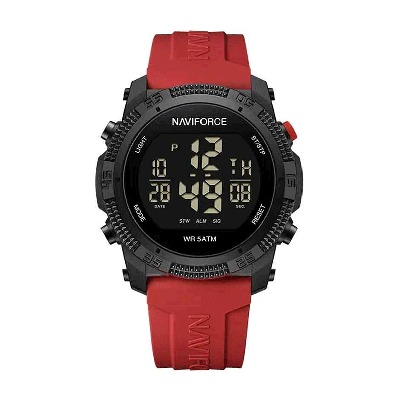 ساعت مچی دیجیتال مردانه نیوی فورس مدل NF7104 - رنگ قرمز