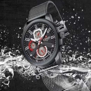 ساعت مچی عقربه ای مردانه نیوی فورس مدل NF9211 - رنگ مشکی