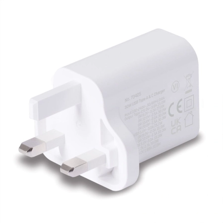 شارژر دیواری فورس مدل FPLICS1C30WPDWUK 30W - سفید