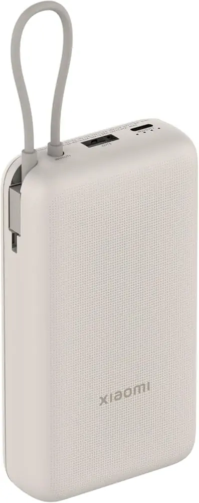 پاوربانک شیائومی مدل PB2030MI ظرفیت 20 هزار میلی آمپر ساعت با توان 33 وات - بژ
