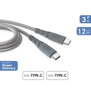کابل شارژ USB‑C به USB‑C فورس مدل FPCBLCC1M2MRG طول 1.2 متر - خاکستری