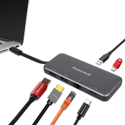 هاب 6 پورت USB-C هانیول مدل HC000013/LAP/CDK - مشکی