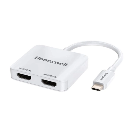 مبدل 2 در 1 USB-C به HDMI هانیول مدل HC000008/ADP/WHT - سفید