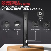 ساندبار هانیول مدل HC000255 U1000 - مشکی 2
