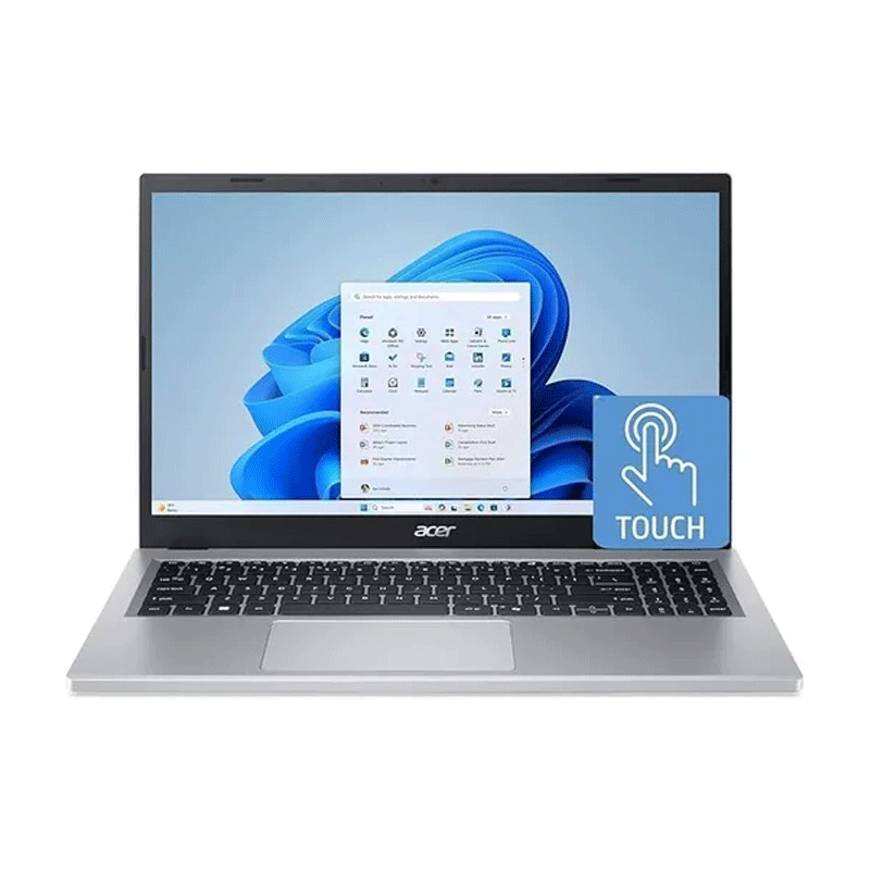 لپ تاپ 15.6 اینچی ایسر مدل Acer Aspire Go 15 AG15-21PT-R5GQ R5 7520U 8GB LPDDR5 512GB SSD IPS Touch Win - نقره ای 2