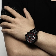 ساعت مچی عقربه ای مردانه نیوی فورس مدل NF9068 - رنگ مشکی ، قرمز