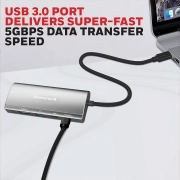 هاب 5 پورت USB-C هانیول مدل HC000014/LAP/CDK - خاکستری