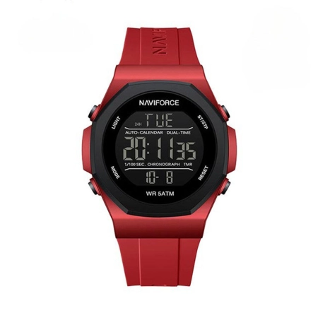 ساعت مچی دیجیتال مردانه نیوی فورس مدل NF7117 - رنگ قرمز
