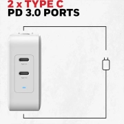 شارژ دیواری هانیول مدل HC000026/CHG/GAN/WHT/65W - سفید