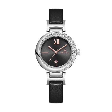 ساعت مچی عقربه ای زنانه نیوی فورس مدل NF5007 - رنگ مشکی
