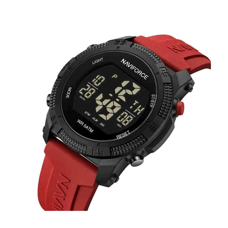 ساعت مچی دیجیتال مردانه نیوی فورس مدل NF7104 - رنگ قرمز 2