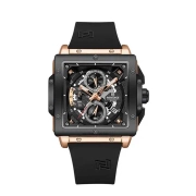 ساعت مچی عقربه ای مردانه نیوی فورس مدل NF8064 - رنگ مشکی ، رزگلد