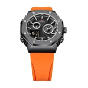 ساعت مچی مردانه دو زمانه نیوی فورس مدل NF9216 - رنگ نارنجی