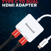 مبدل 2 در 1 USB-C به HDMI هانیول مدل HC000008/ADP/WHT - سفید