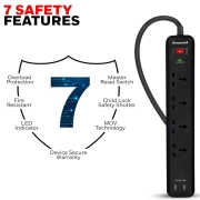 چندراهی برق هانیول مدل HC000014 - مشکی 3