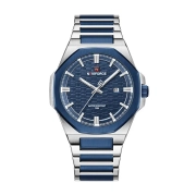 ساعت مچی عقربه ای مردانه نیوی فورس مدل NF9245 - رنگ نقره ای ، سرمه ای