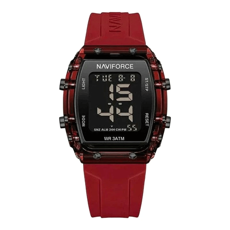 ساعت مچی دیجیتال مردانه نیوی فورس مدل NF7102 - رنگ قرمز