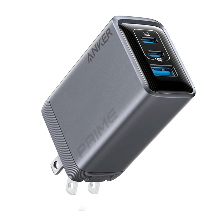 شارژر دیواری 100 وات انکر مدل Anker A2688 با یک خروجی USB و دو خروجی USB-C - مشکی
