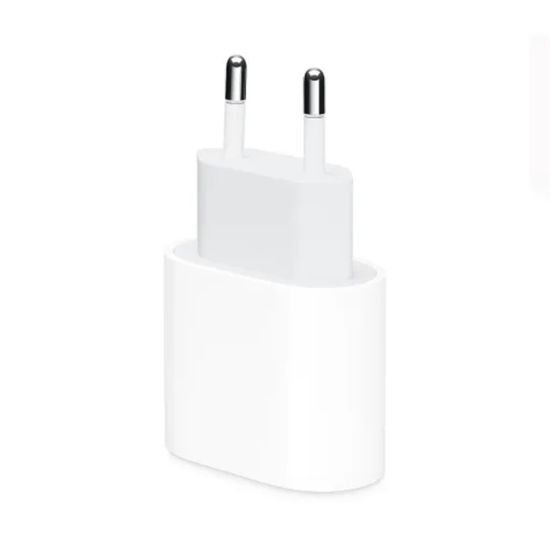 شارژر دیواری اپل 20 وات دو پین مدل Apple A2347 USB-C پارت نامبر ZM/A - سفید