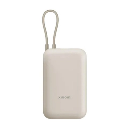 پاوربانک شیائومی 10000 میلی آمپر 22.5 وات مدل Mi Power Bank 10000mAh P15ZM با گارانتی 18 ماهه شرکتی - کرمی