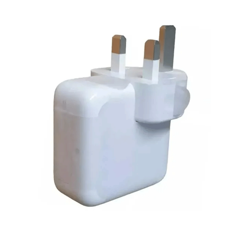 شارژر دیواری 35 وات اپل سه پین مدل Apple A2676 با دو خروجی USB-C - سفید 5