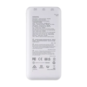 پاوربانک 10000 میلی آمپر ای دیتا 20 وات مدل Adata C100 با گارانتی 18 ماهه شرکتی - سفید