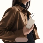 پاوربانک شیائومی 10000 میلی آمپر 22.5 وات مدل Mi Power Bank 10000mAh P15ZM با گارانتی 18 ماهه شرکتی - کرمی
