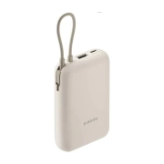 پاوربانک شیائومی 10000 میلی آمپر 22.5 وات مدل Mi Power Bank 10000mAh P15ZM با گارانتی 18 ماهه شرکتی - کرمی