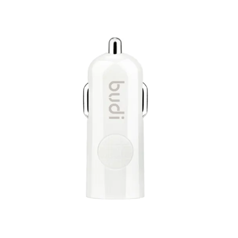 شارژر فندکی 18 وات بودی مدل Budi CC062QW با خروجی USB - سفید