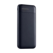 پاوربانک 10000 میلی آمپر ای دیتا 20 وات مدل Adata C100 با گارانتی 18 ماهه شرکتی - مشکی