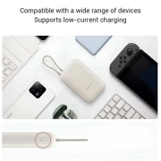 پاوربانک شیائومی 10000 میلی آمپر 22.5 وات مدل Mi Power Bank 10000mAh P15ZM با گارانتی 18 ماهه شرکتی - کرمی