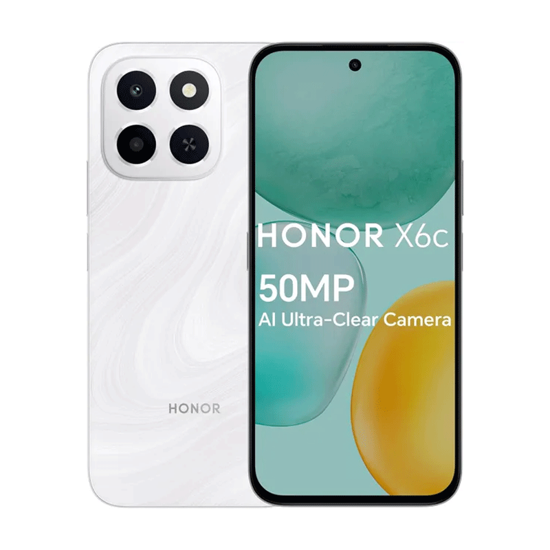 Honor X6C 128GB RAM 6GB + بیمه - سفید 2