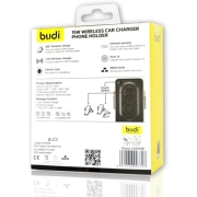 پایه نگهدارنده و شارژر 15 وات بی سیم موبایل بودی مدل Budi CM550B با گارانتی 18 ماهه شرکتی 2