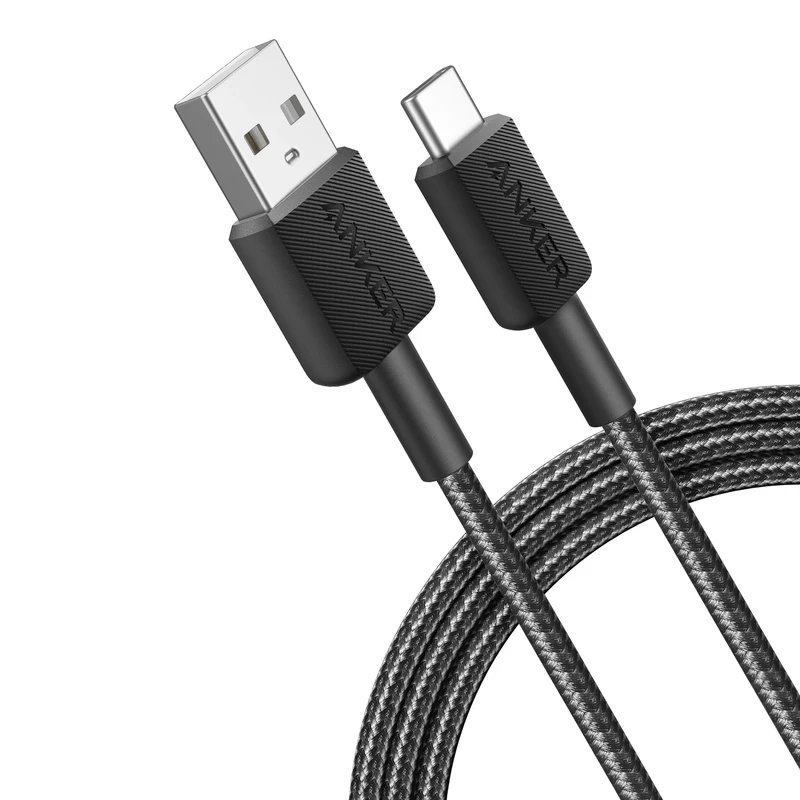 کابل تبدیل USB-A به USB-C انکر مدل A81H5- مشکی 1