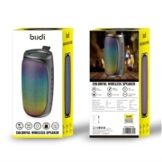 اسپیکر بلوتوثی قابل حمل 10 وات بودی مدل Budi SP06B با گارانتی 18 ماهه شرکتی (6 ماه تعویض) - مشکی