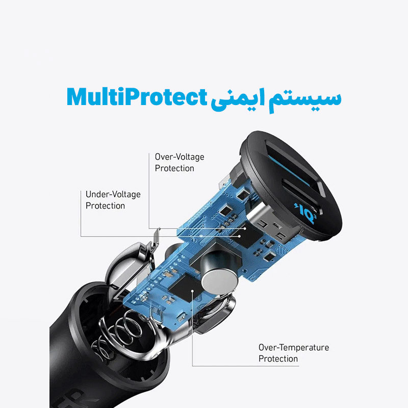 شارژر فندکی انکر مدل A2741- مشکی 2