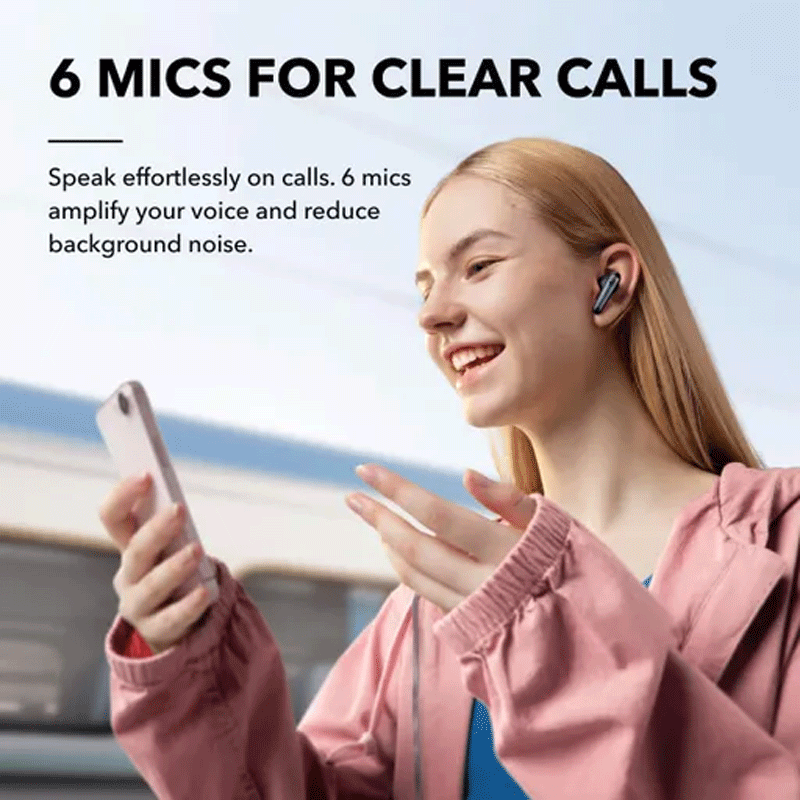 هدفون بی‌سیم انکر مدل Anker Soundcore Liberty 4 NC A3947 با گارانتی 18 ماهه شرکتی - صورتی 1