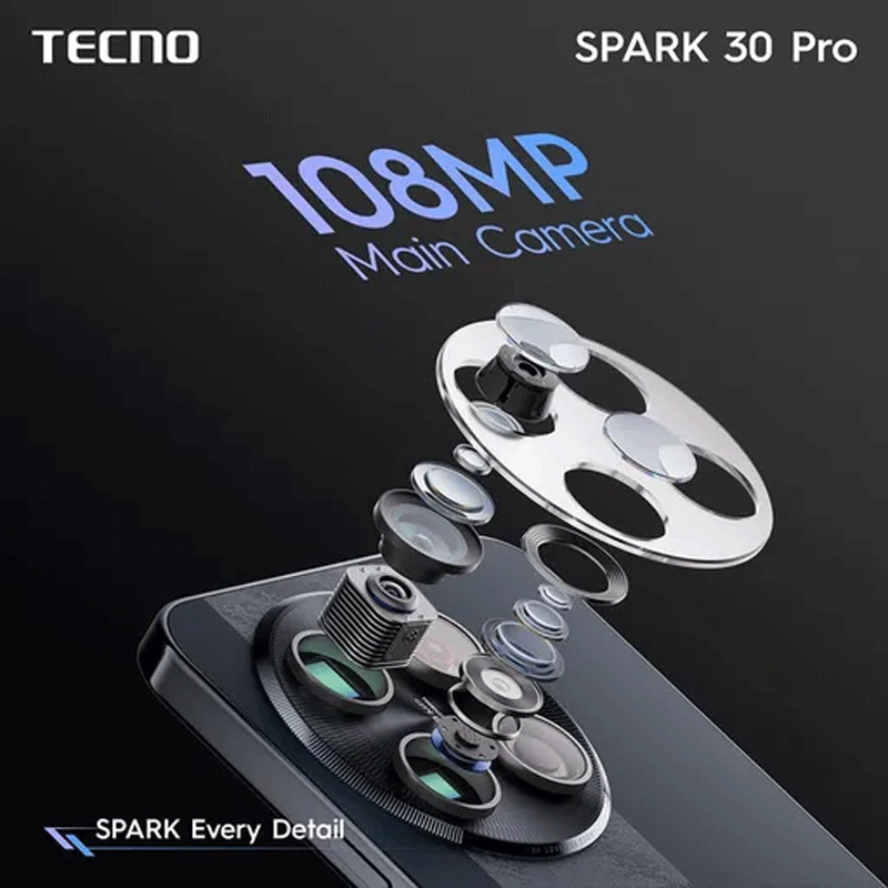 Tecno Spark 30 Pro 256GB RAM 8GB - سفید 1